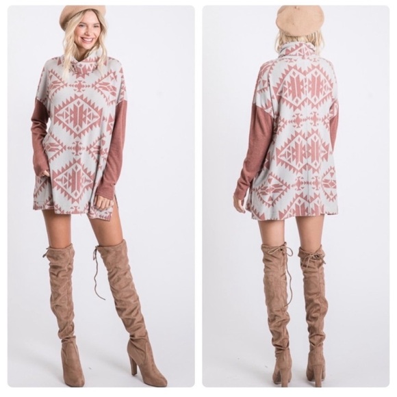 BNWT FirstLove by Lovelyn, Aztec Pullover - Picture 2 of 6